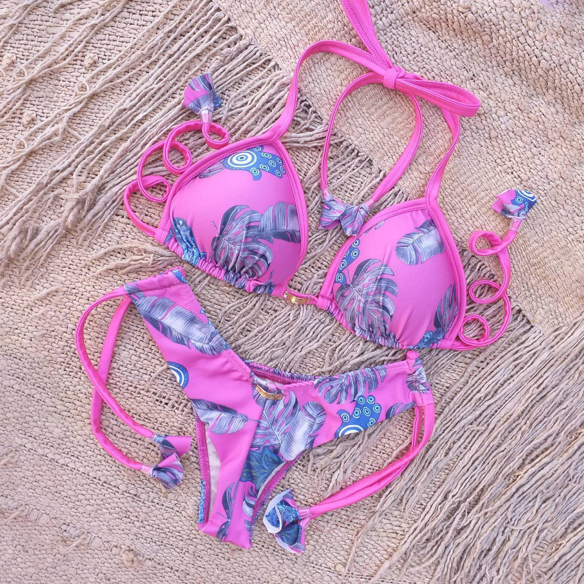 Bohemian style sling bikini