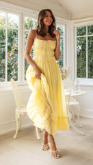 Dorothy Maxi Dress (Lemon)