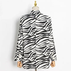 The Zebra Long Tail Blazer