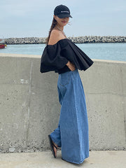 Urban Blue Wide Leg Jean Pants