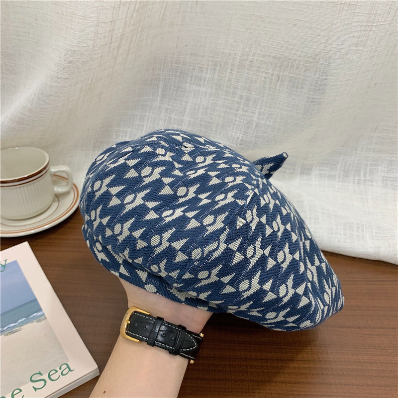 Casual Versatile Printed Beret