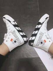 Fashion High Top Canvas Sneaker Shoes