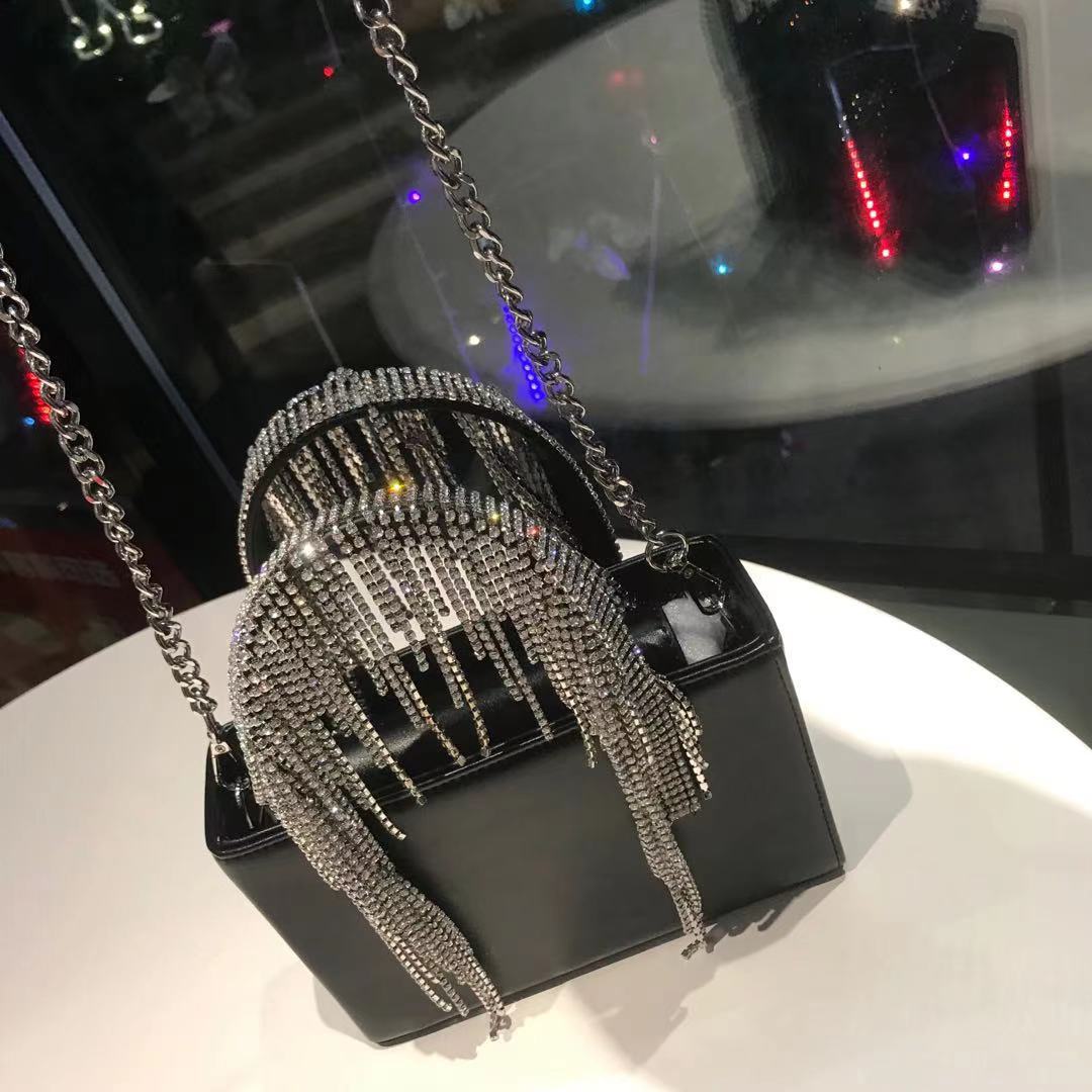 All-Match Tassel Rhinestone Handbag