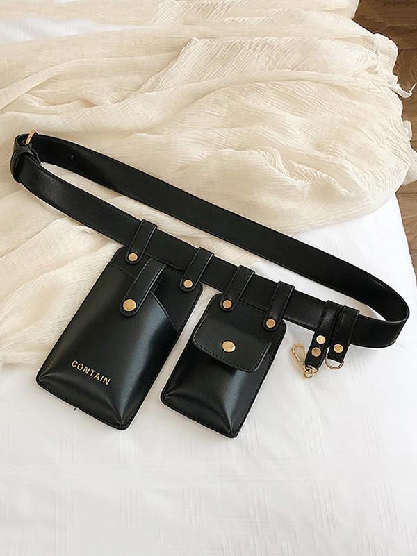 Trendy Belt Two Bags