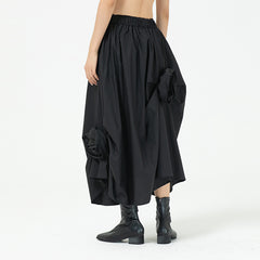 Women Stitching Irregular Skirt