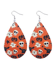 Funny Halloween Series Printed Earrings