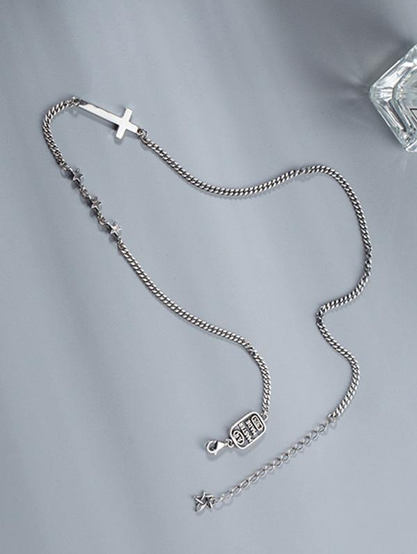 Simple Silvering Necklace