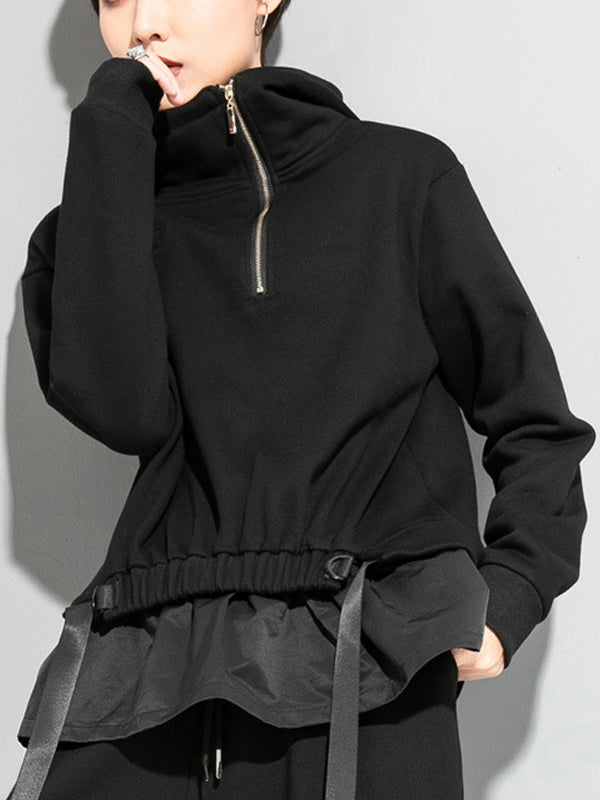 Women Hooded Long Sleeve Casual Sweatshirt
