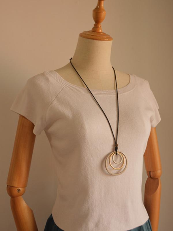 Simple Multi-layer Circle Necklace