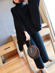 Women Casual Sweater And Pants Two-Piece Suit