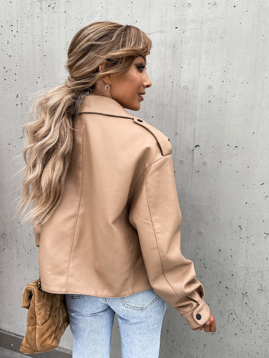 Solid Color Versatile Loose Casual Coat