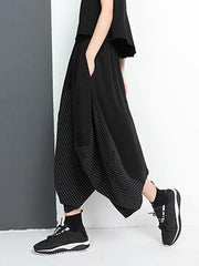 Irregular Split-joint Harem Pants