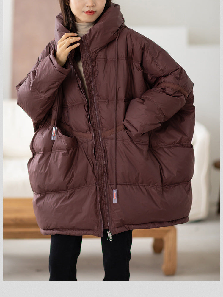 Casual Hooded Loose Down Coat