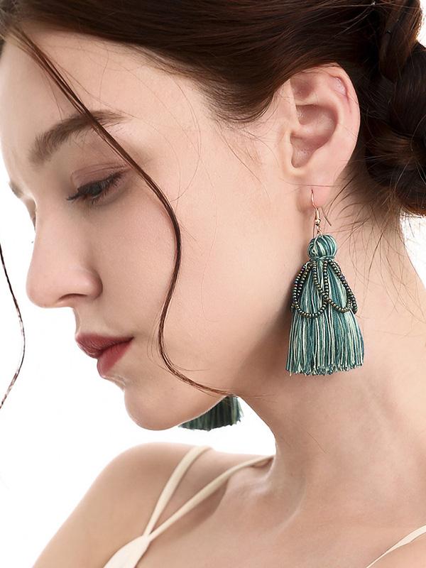 National Style Tassel Earrings Accessories