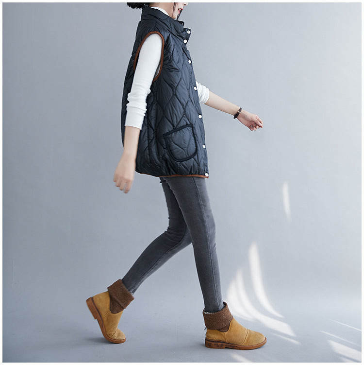 Women Simple Sleeveless Vest