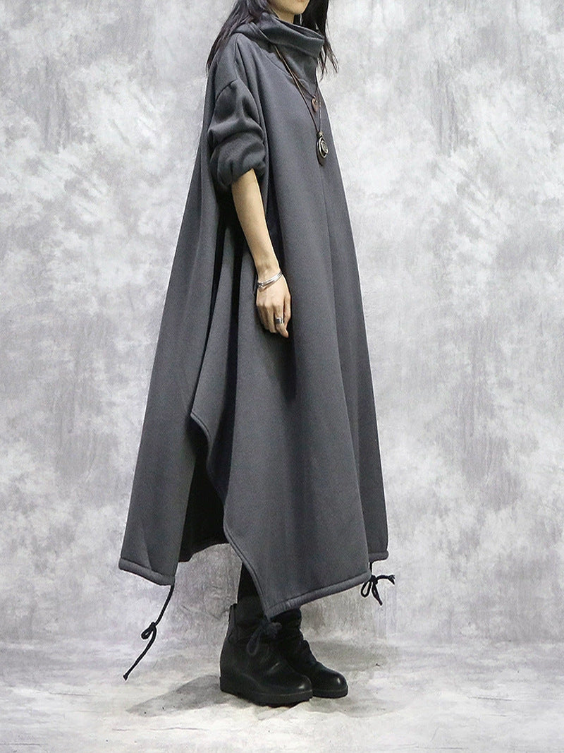 Casual Fashion Irregular Solid Color Dress