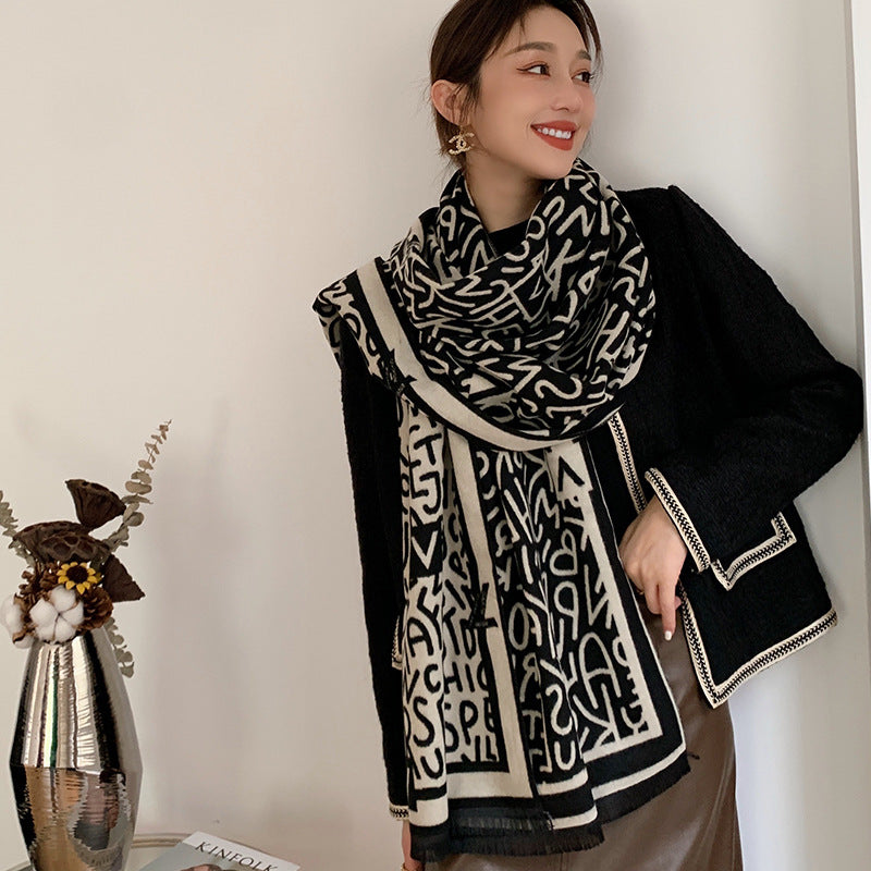 Retro Printed All-Match Scarf Shawl