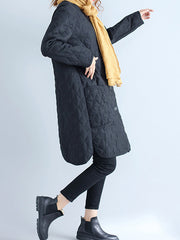 Original Solid Warm Outerwear&Coats