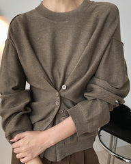 Women Irregular Loose Bottoming Shirt