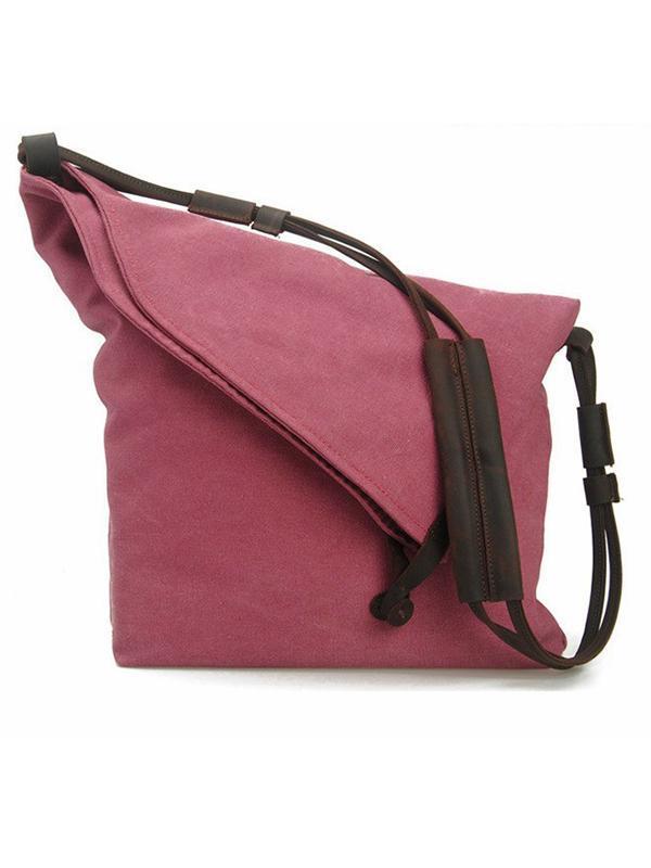 Simple Literature Worn Shoulder Convas Bag