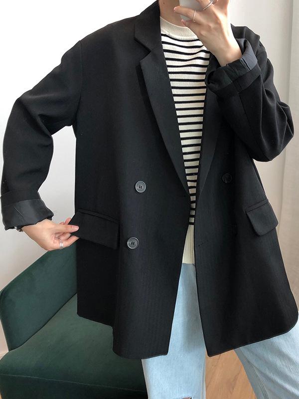 Loose Casual Blazer Outwear