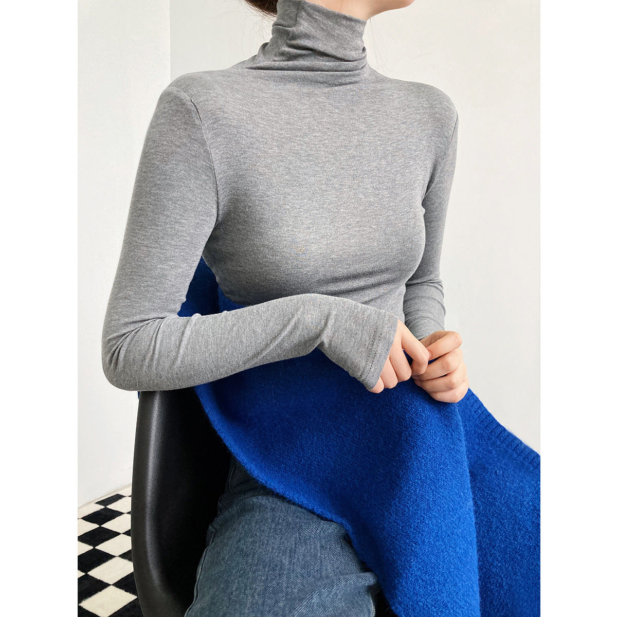 Casual Comfortable Turtleneck T-Shirt