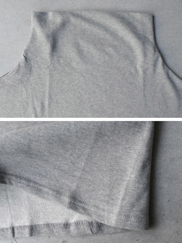 Urban Black&Gray High-Neck Long Sleeve Oversize T-Shirt