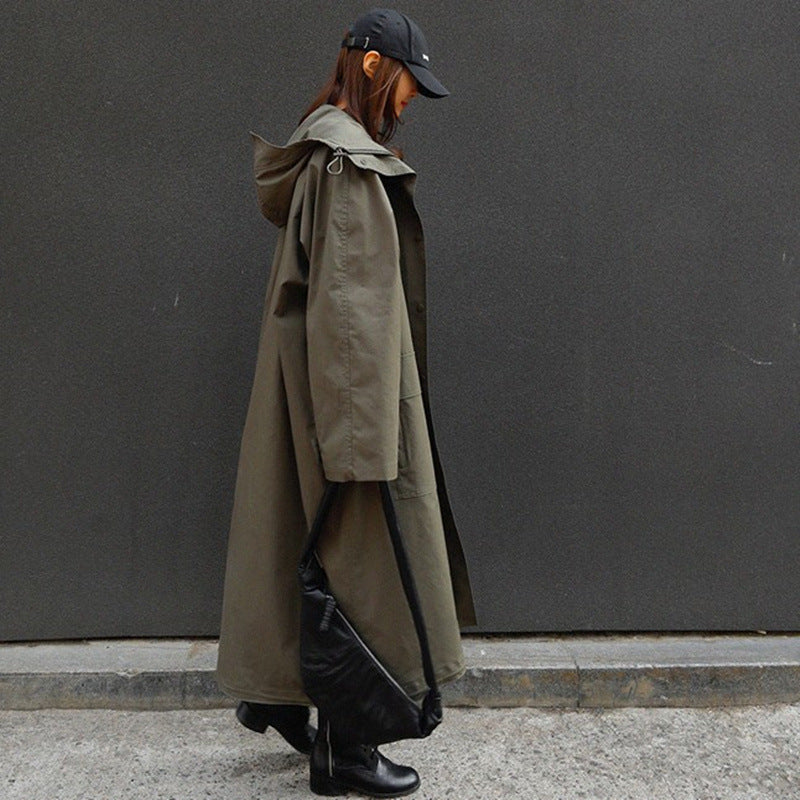 Loose Casual Mid-Length Coat