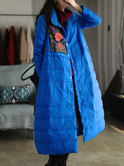 Women Retro Loose Lapel Casual Coat