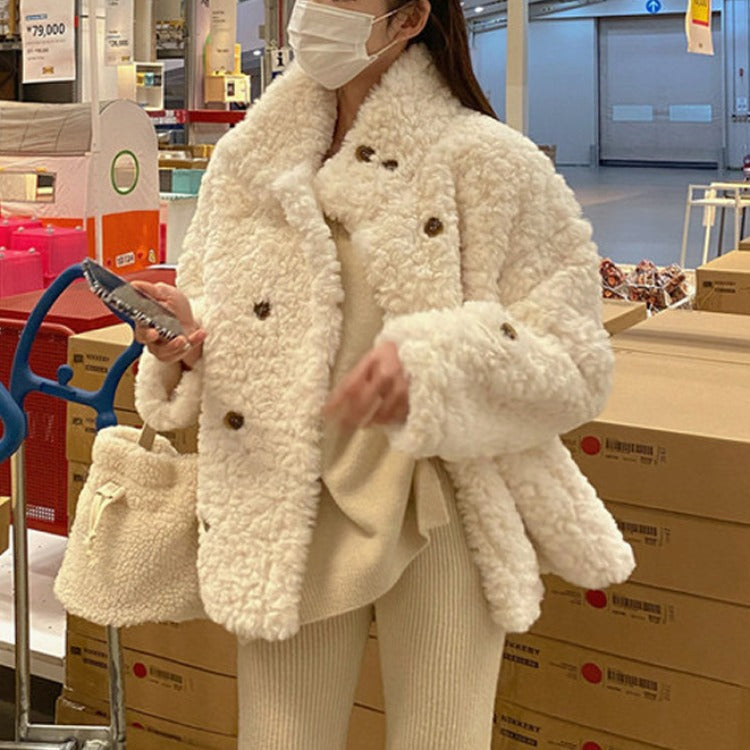 Casual Loose Double-Breasted Coat