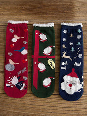 Christmas Elements Cotton Stockings