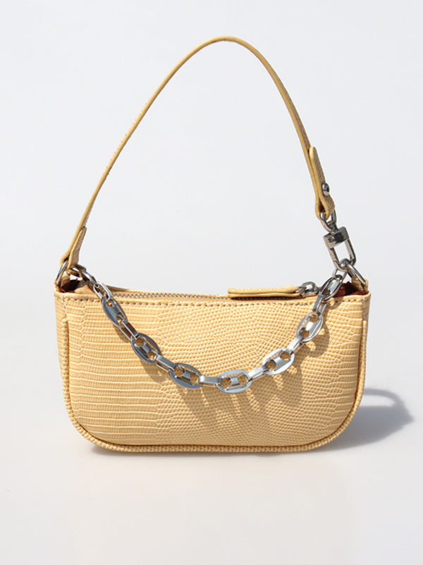 Casual Solid Chain Simpel Shoulder Bag