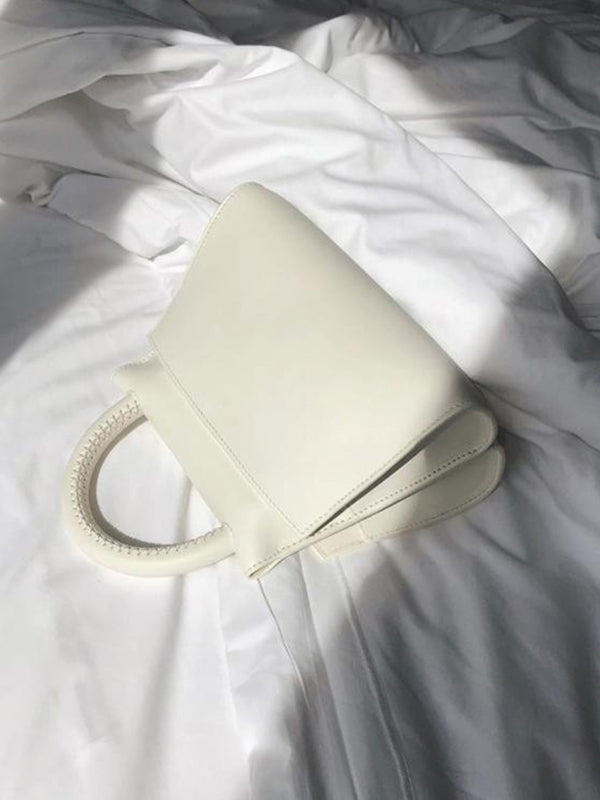 Double-Sided Solid Simple Handbag