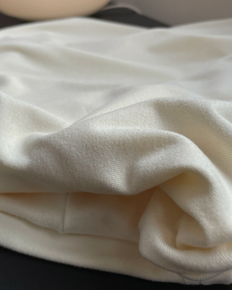 Simple Solid Color Loose T-Shirt Top