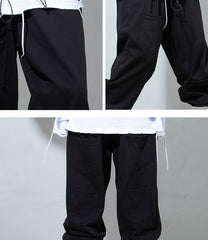 Solid Color Casual Pants