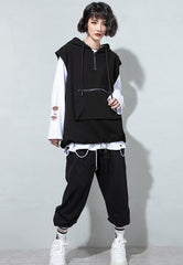 Solid Color Casual Pants