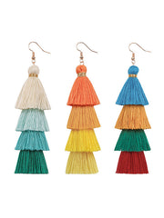 Handmade Bohemian Tassel Earrings