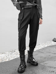 Stylish Solid Elasticity Harem Pants