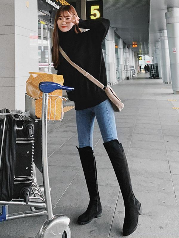 Casual Comfortable Slim Overknee Long Boots