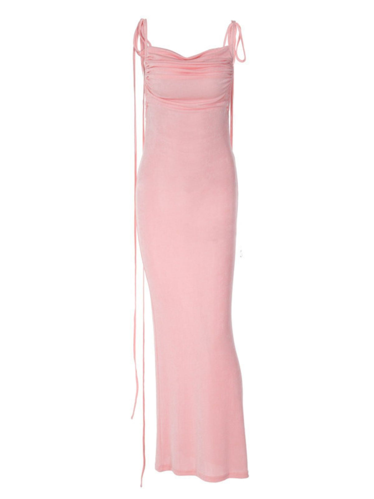 Egypt Backless Maxi Dress In Pink