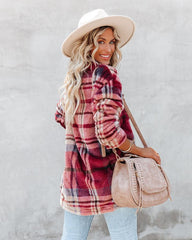 Casual Plaid Long Sleeve Thicken Shirt