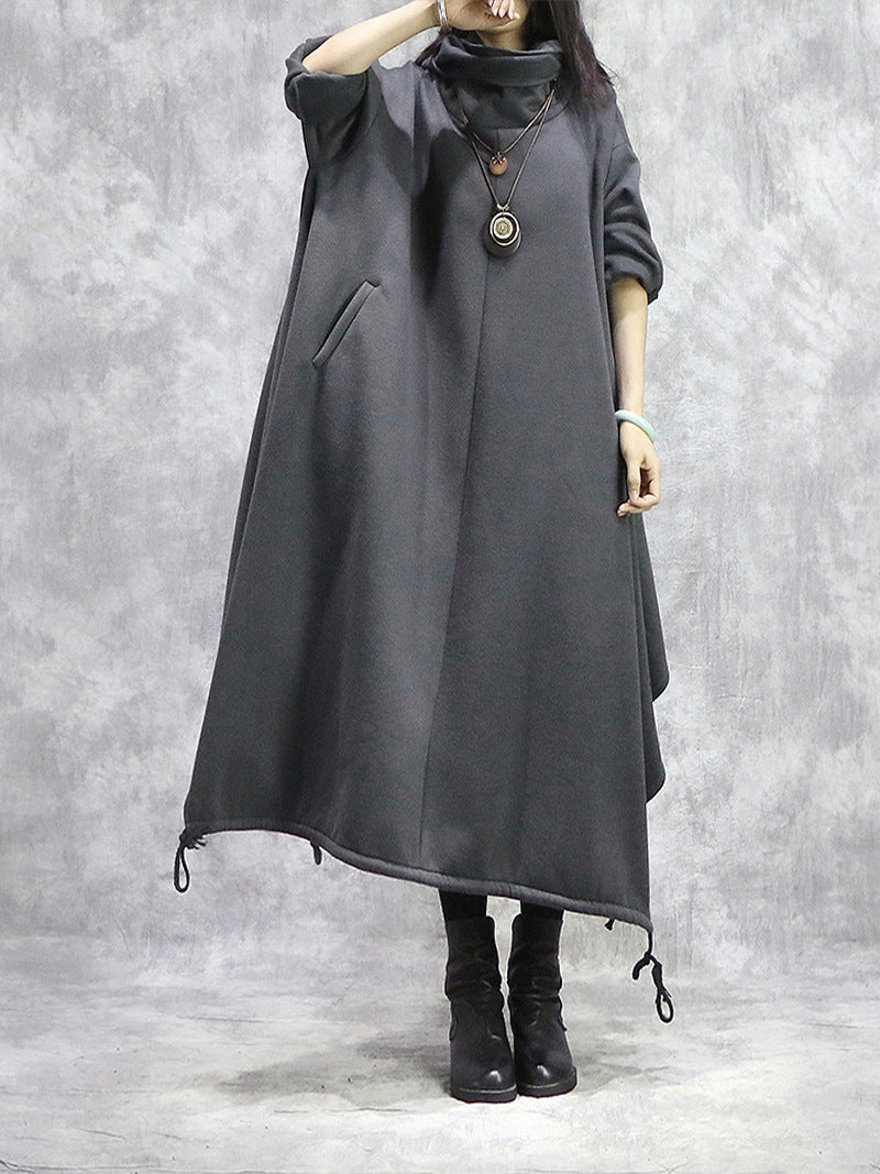Casual Fashion Irregular Solid Color Dress
