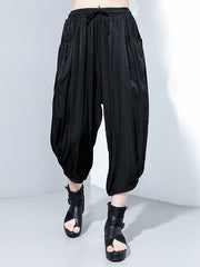 Casual Solid Column Pants Bottoms