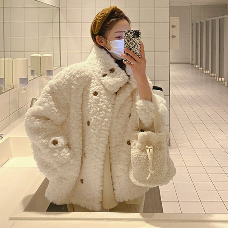 Casual Loose Double-Breasted Coat