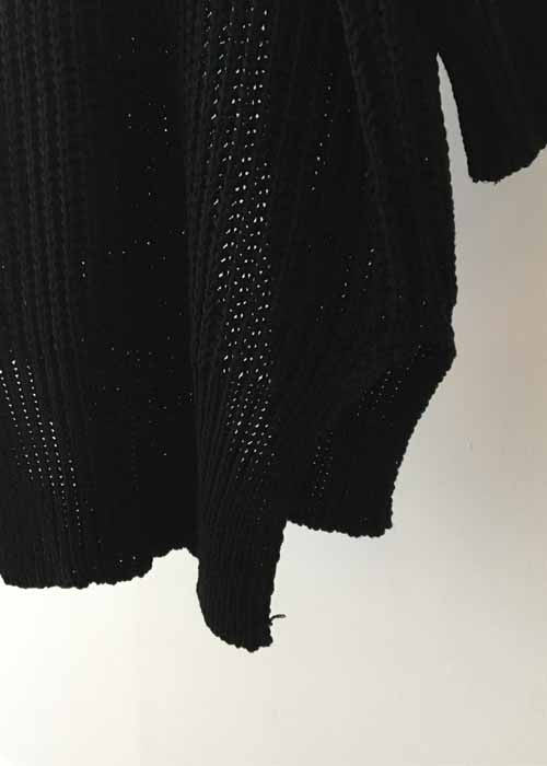 Slit Loose Large Size Knitted Sweater Outwear