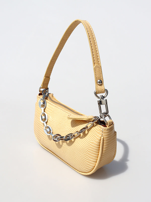 Casual Solid Chain Simpel Shoulder Bag