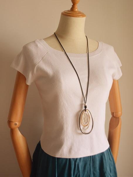 Multilayer Circle Long Necklace