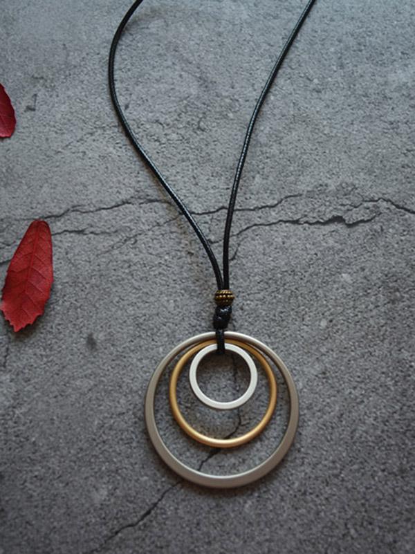 Simple Multi-layer Circle Necklace