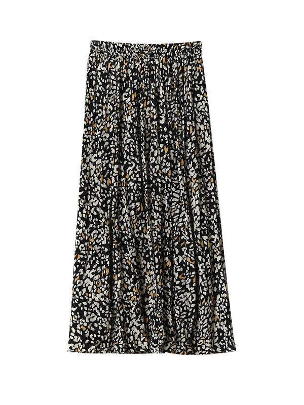 Casual Chiffon Floral A-Line Skirts