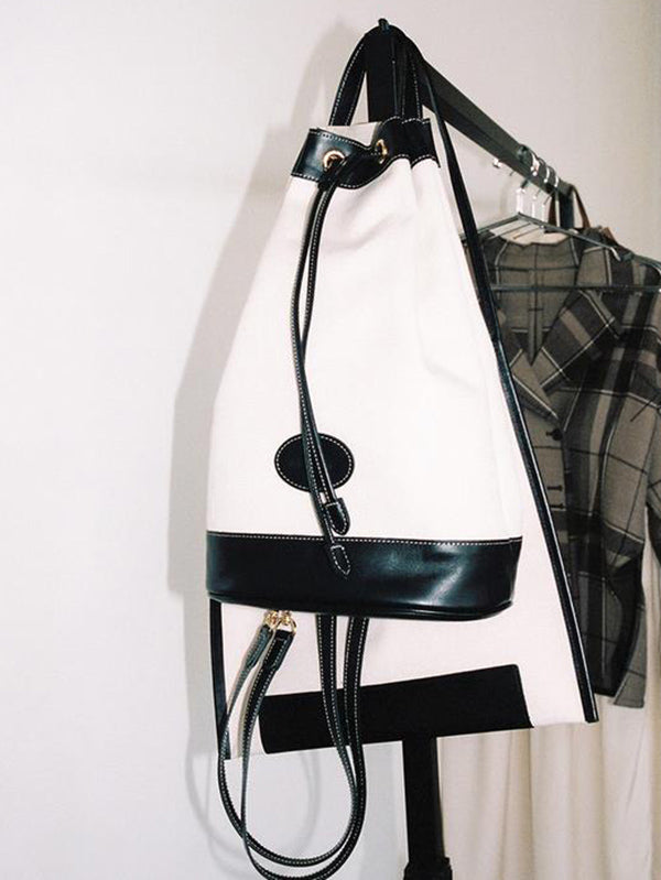 Original Solid Drawstring Bucket Bag